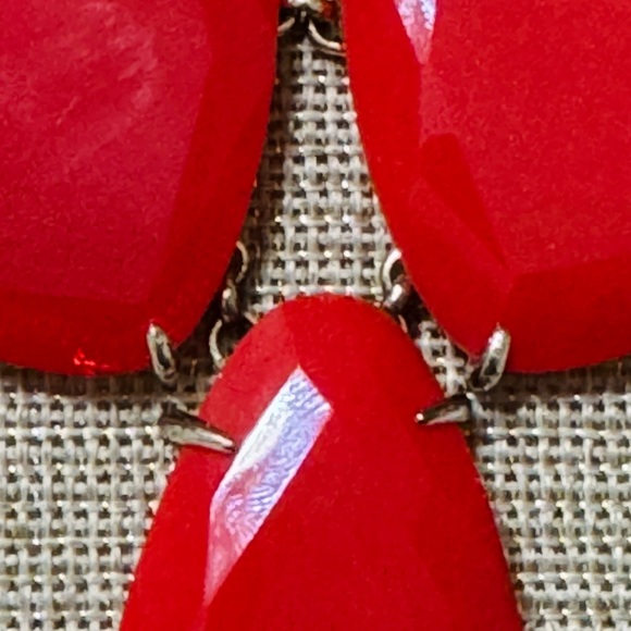 ❌SOLD❌ Kendra Scott RED Harlow/Morgan/Abena Set - Picture 5 of 12